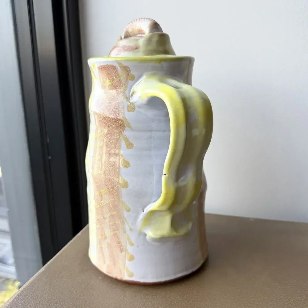 Diane Kenney Pottery Pitcher Jug With Handle 10